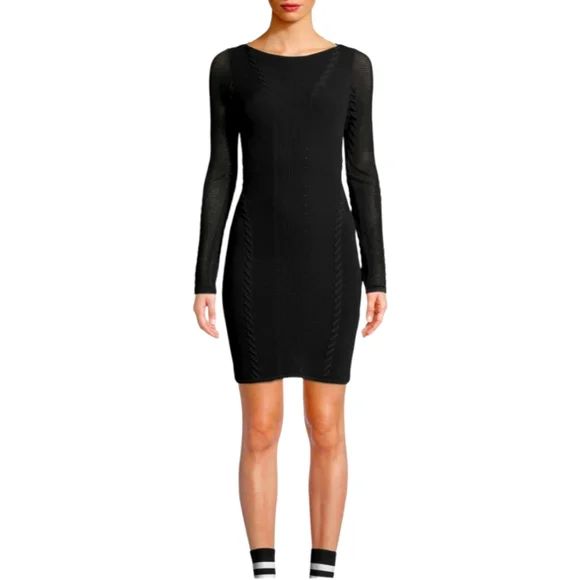 Rag & Bone Women's Brandy Mini Dress Black L Rag & Bone Women's Brandy Mini Dress Black L